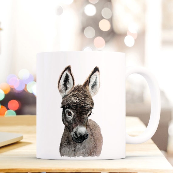 A6 Postkarte Print Karte Esel Grußkarte Eine magische Weihnachtszeit pk224