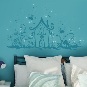 Wall sticker Elfenland fairies elves glowing stars M1239 image 2