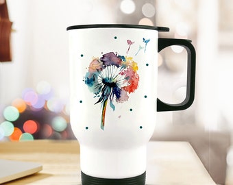 Thermo mug cup coffee mug dandelion tb70