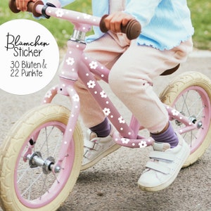 Bicycle sticker set bicycle stickers flowers dots flowers flower stickers scooter e-bike children&#39;s bike sustainable M1007