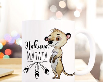 Gift cup meerkat Hakuna Matata ts674