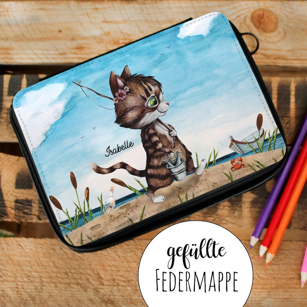 Legami Federmäppchen Katze Derform Katzen-Federtasche 2-Fach
