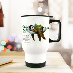 Thermobecher Tasse Becher Faultier sloth tb69