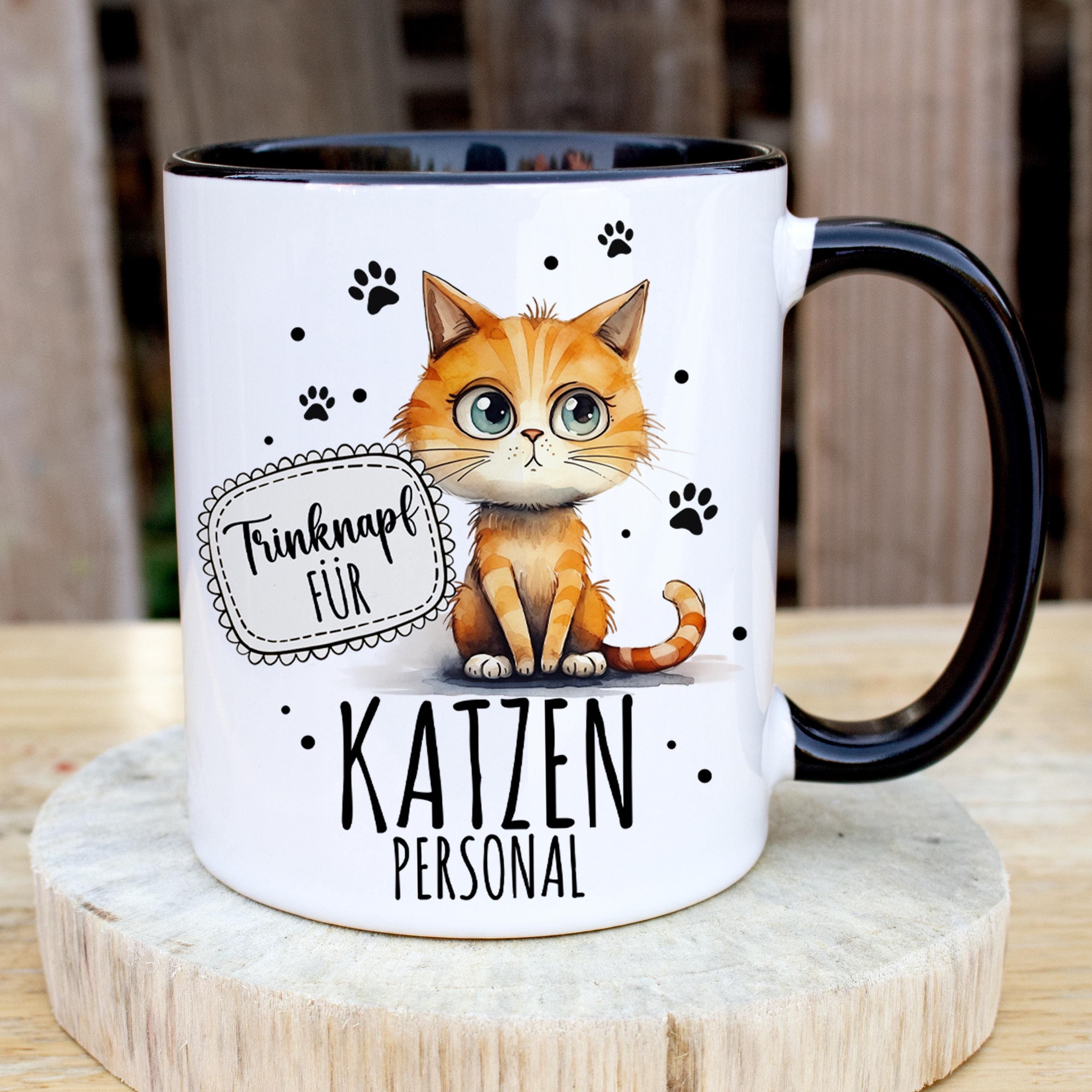Personalisierte katzen tasse