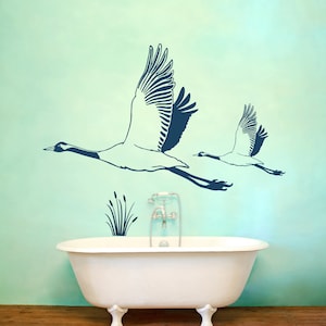 Wall tattoo wall sticker cranes birds M1431