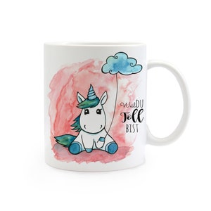 Geschenk Kaffee Tasse Einhorn du bist toll ts300 Bild 2