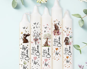 Candle candles stick candle gift happy Easter bunny rabbits Easter bunnies easter gifts gifts for Easter Easter decoration souvenir kl18-22