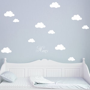 Wall sticker clouds cloud little cloud with name M1682