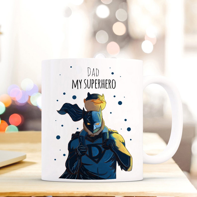 Geschenk Tasse Becher Vatertag Superhero ts453 Bild 1