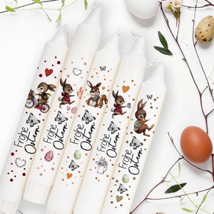 Candle candles stick candle gift Happy Easter bunny rabbits Easter bunnies Easter gifts Easter gifts Easter decorations souvenirs kl13-17