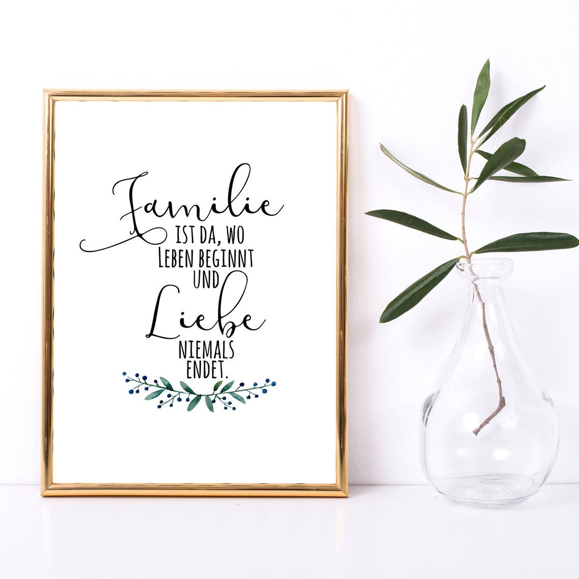 A3 Print Druck Poster Familie Leben Liebe Motto Spruch p201 Etsy