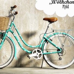 Fahrrad Aufkleber Set Wölkchen Wolken M768 Bild 1