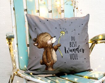 Cushion pillow with Bear you are wonderful k67