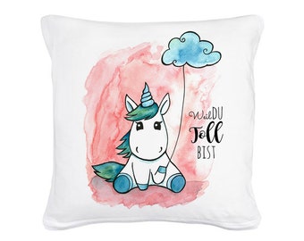 Pillow with filling unicorn because you are great ks26