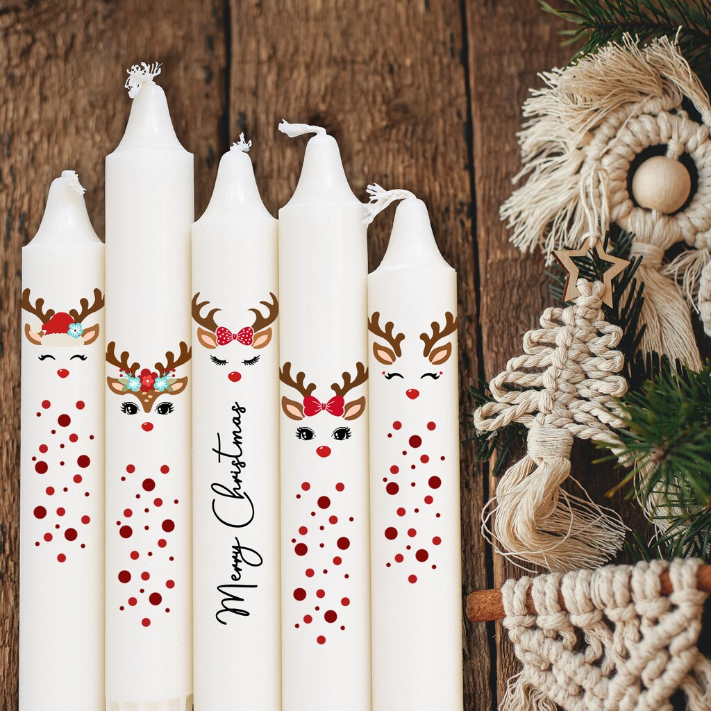 Bomboniera Cresima Con Candela, Coccinella Rossa E 5 Confetti - Kit Confezionato Con Scatola A Casetta