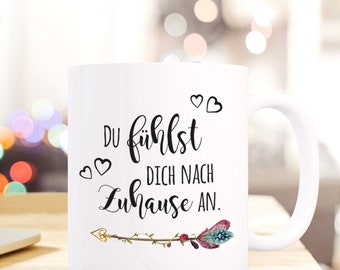 Geschenk Tasse Blumenpfeil Becher zu Hause ts636