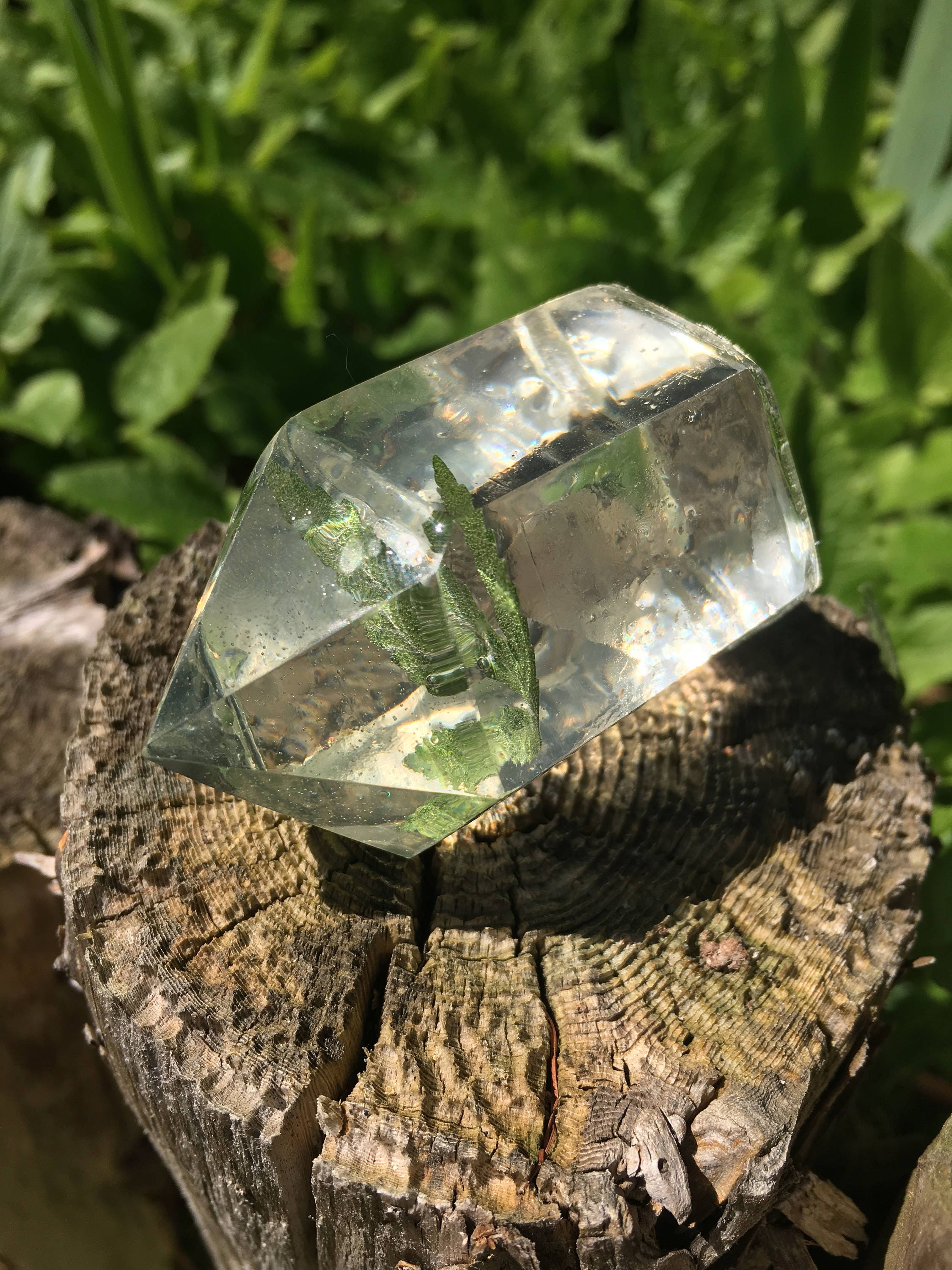 Weed Leaf Ice Crystal