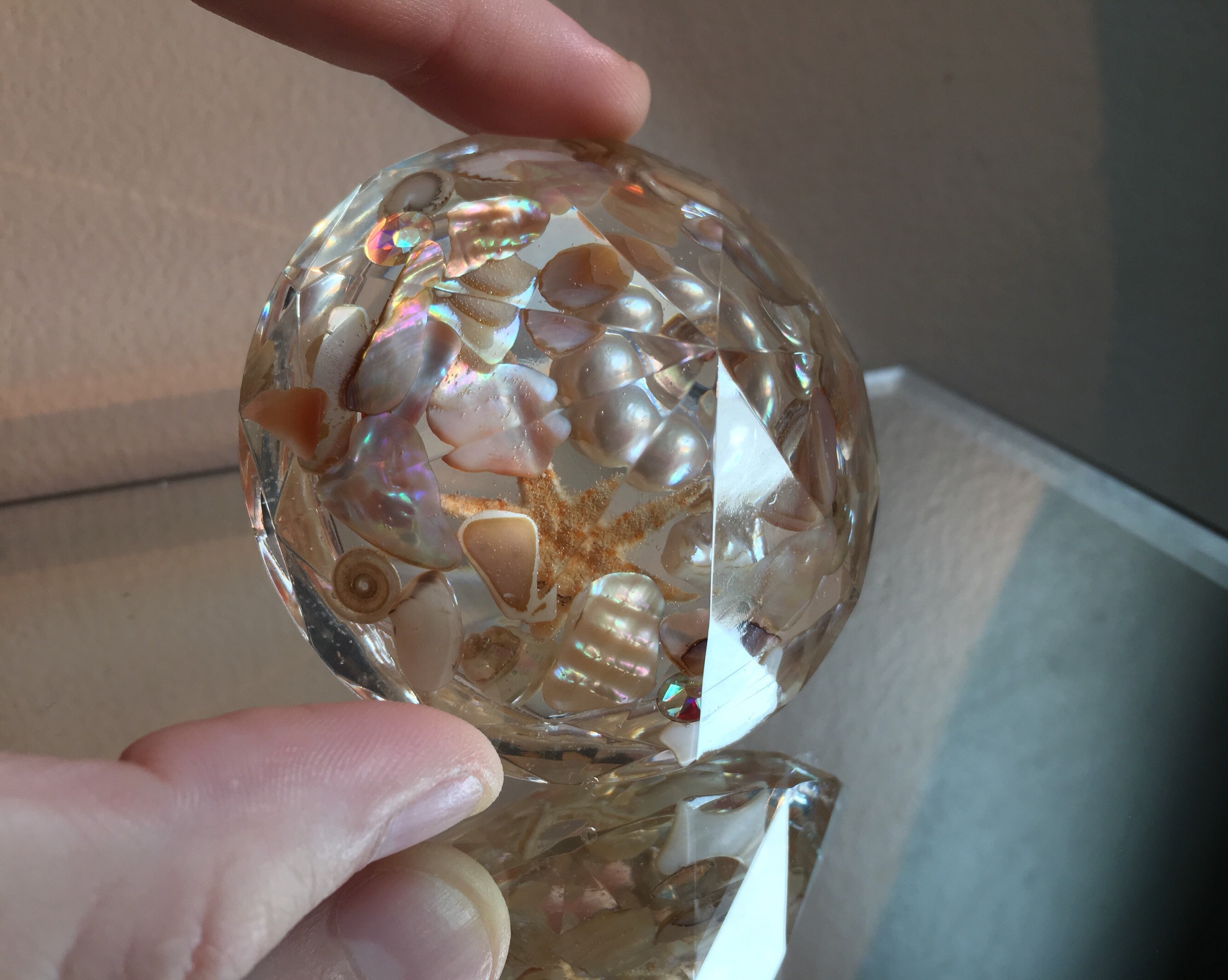 Beach Shell Large Diamond Crystal