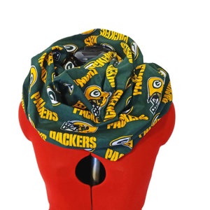 PACKERS SCARF Green Bay Packers Scarf, Green Bay Packers Gift, NFL team Scarf, Packers Fan, Gift for Green Bay Packers Fans, Green bay Gifts
