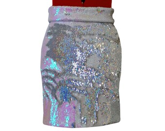 sequin skirt etsy