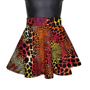Girls Leopard Skirt Etsy UK