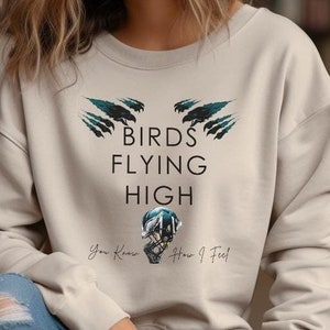 Philly Eagles &#39;Birds Flying High&#39; PNG SVG Design (Digital Download)