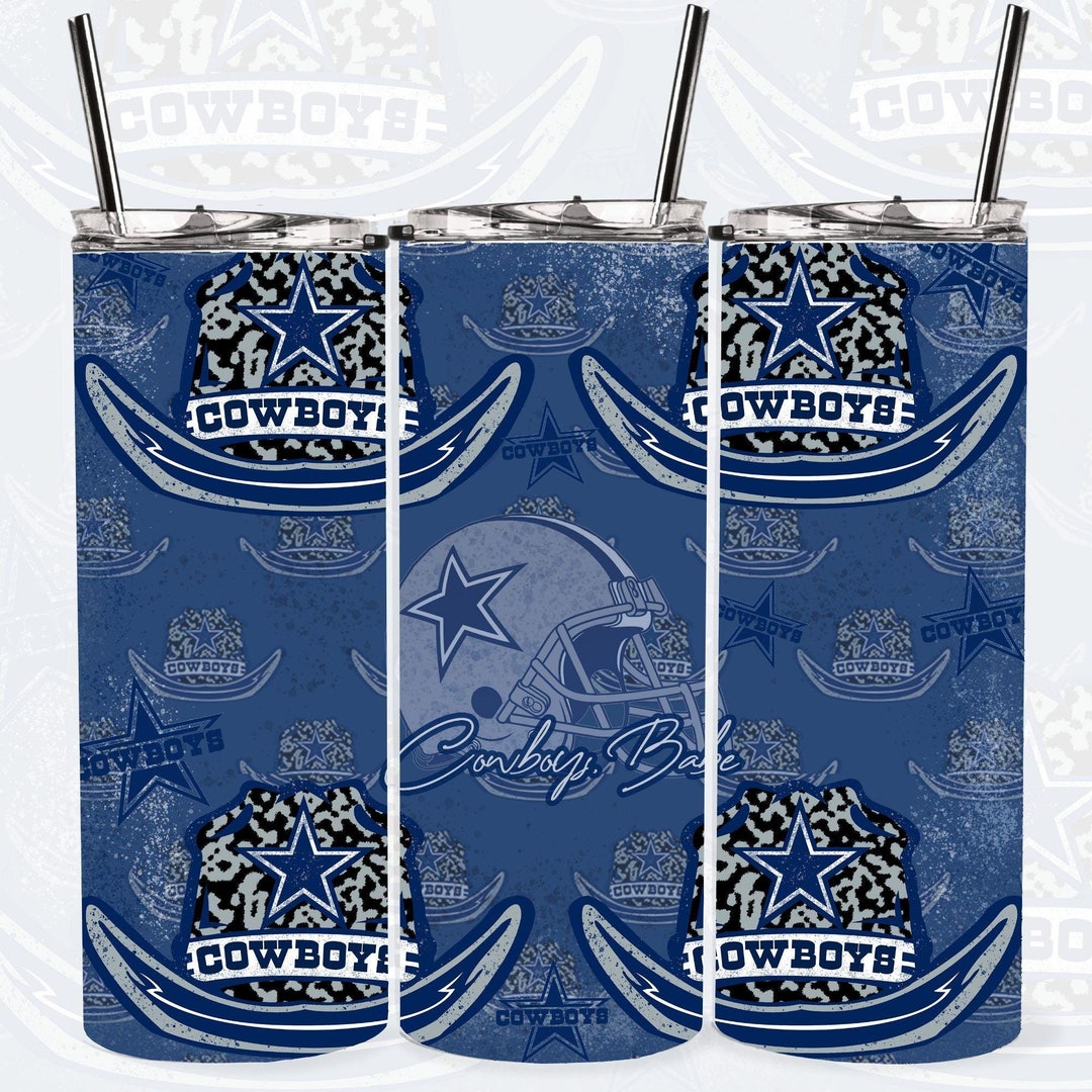 Cowboy Tumbler Design for 20oz Skinny Tumbler, Dallas Game Day Tumbler ...