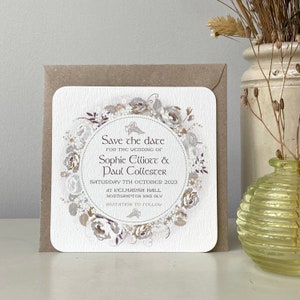 Cartes "Retenez cette date" - un mariage du Seigneur des Anneaux réservez cette date avec un design élégant d'écriture elish qui est personnalisé avec votre texte