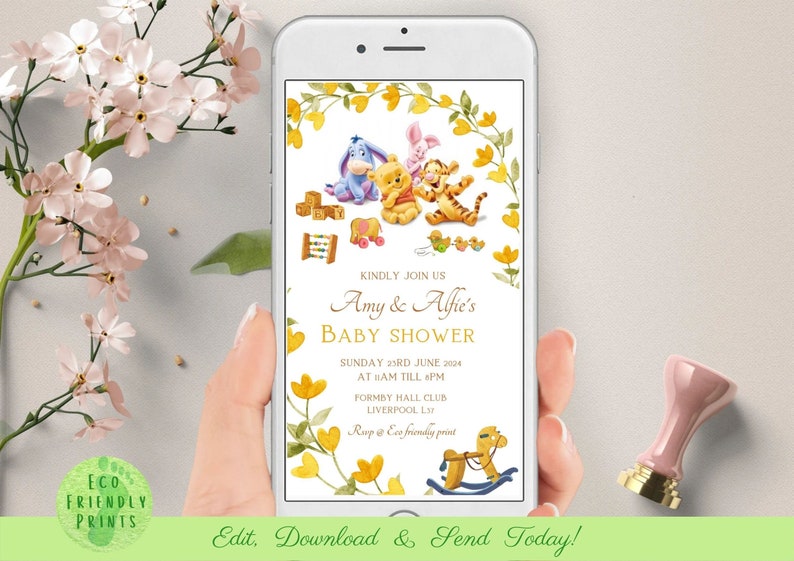 Editable Winnie the Pooh Invitation Gender Neutral Pooh Bear Etsy Editable Winnie the Pooh Invitation Gender Neutral Pooh Bear Etsy