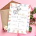 Editable Dumbo Birthday Party Invitation Girl Pink Dumbo Invite ...