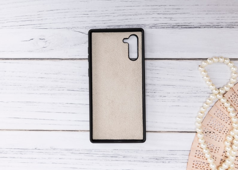 Pink Nude Samsung Galaxy Note 10 Premium Handmade Genuine Leather RFID Protection Cover Magic Wallet Case for Galaxy Note 10