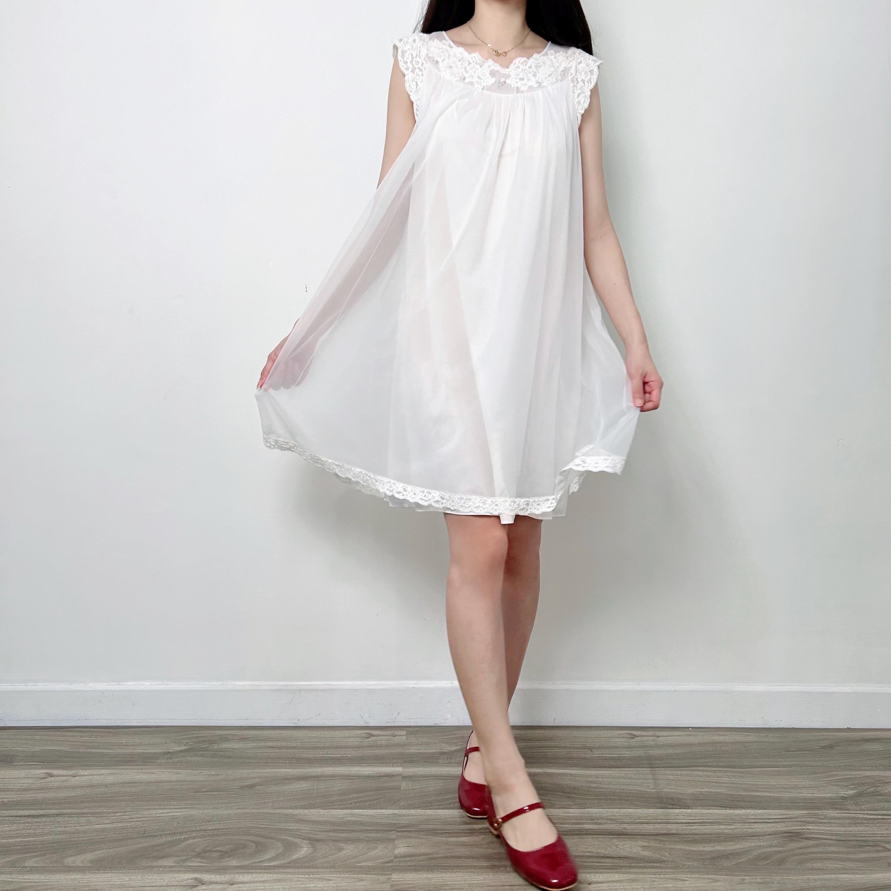 White Dress Negligee - Etsy White Dress Negligee - Etsy