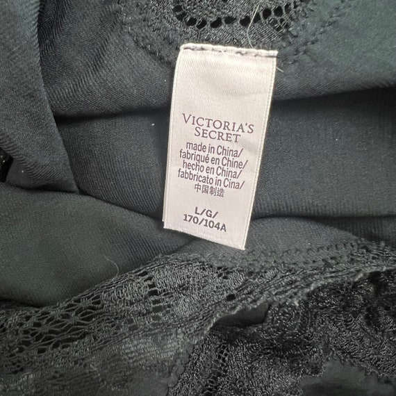 Sz L Vintage Victoria’s Secret Black Lace  Linger… - image 6