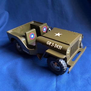 Tonka GR2-2431 Jeep Vintage 1960's Army Military Jeep