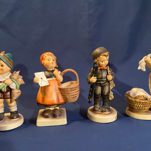 Hummel Figurines Lot - For Father, Meditation, Chimney Sweep, Wash Day - Add to your collection!
