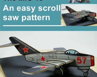 Het MIG 15 Full colour figuurzaagpatroon.