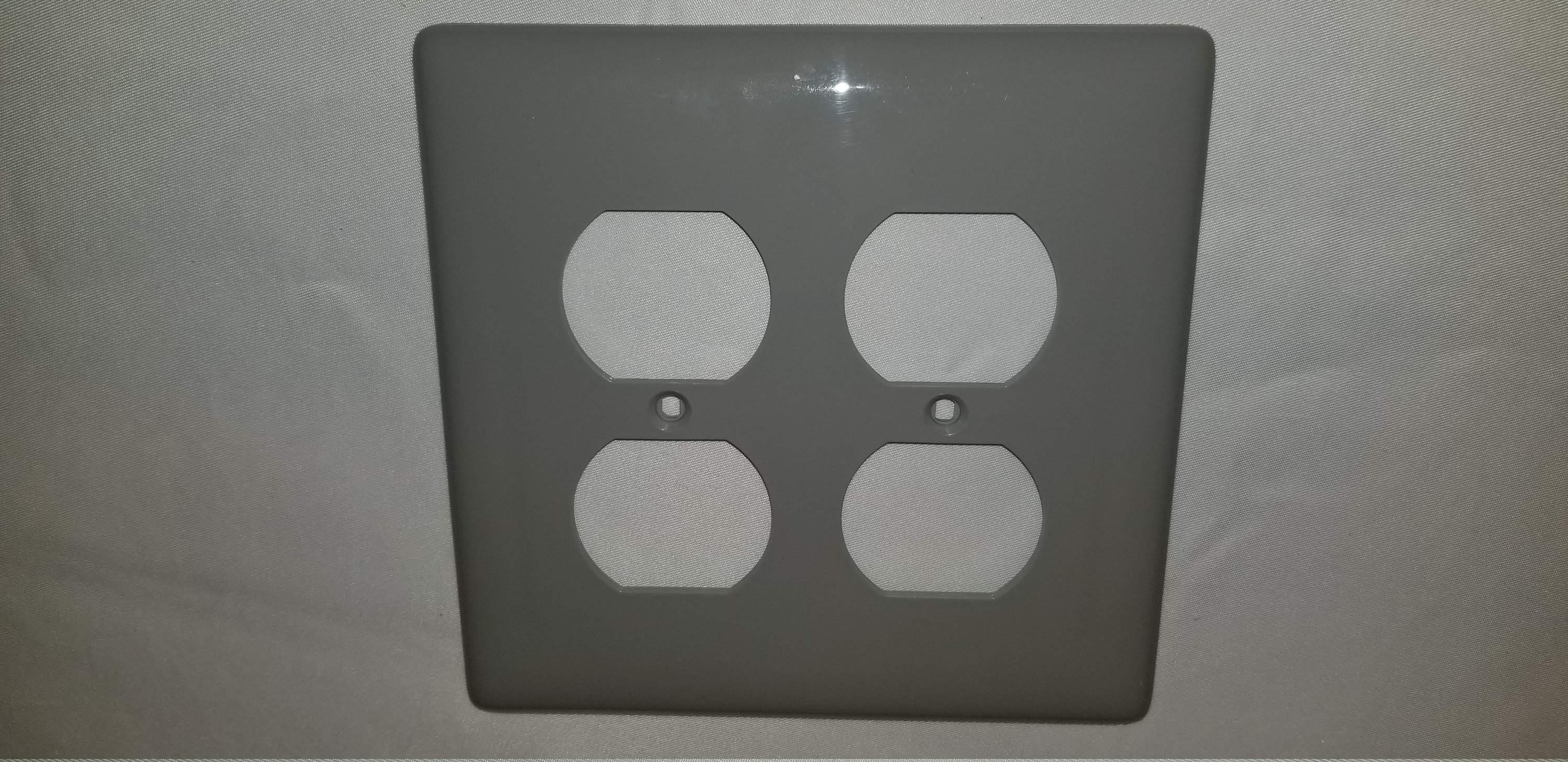 Double Outlet Cover Two Standard Outlets Plastic Etsy