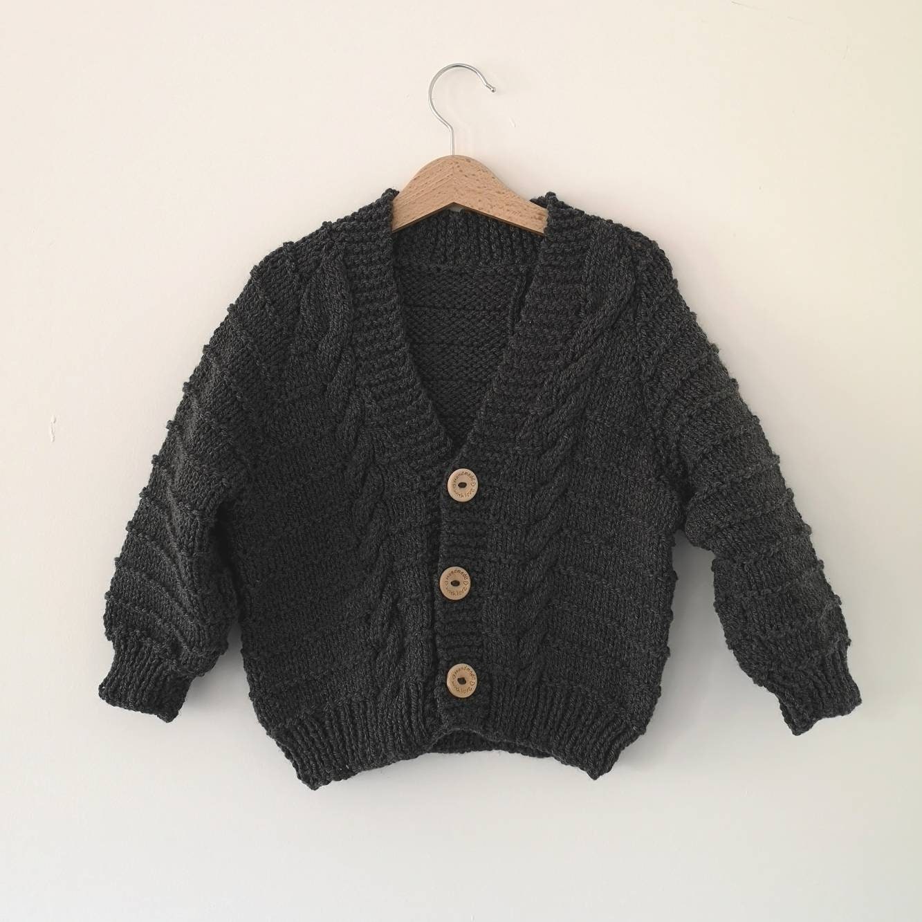 3-4 years personalised knitted cardigan