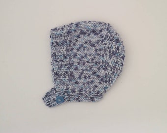 Newborn | Hand Knitted Personalised Baby Bonnet.