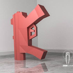 Gun Papercraft MP5, Papercraft Shotgun DIY, 3D-wapen, Army Low poly 3D, Army Paper, Mask DIY, Loft Decor, Paper-craft model, papieren standbeeld