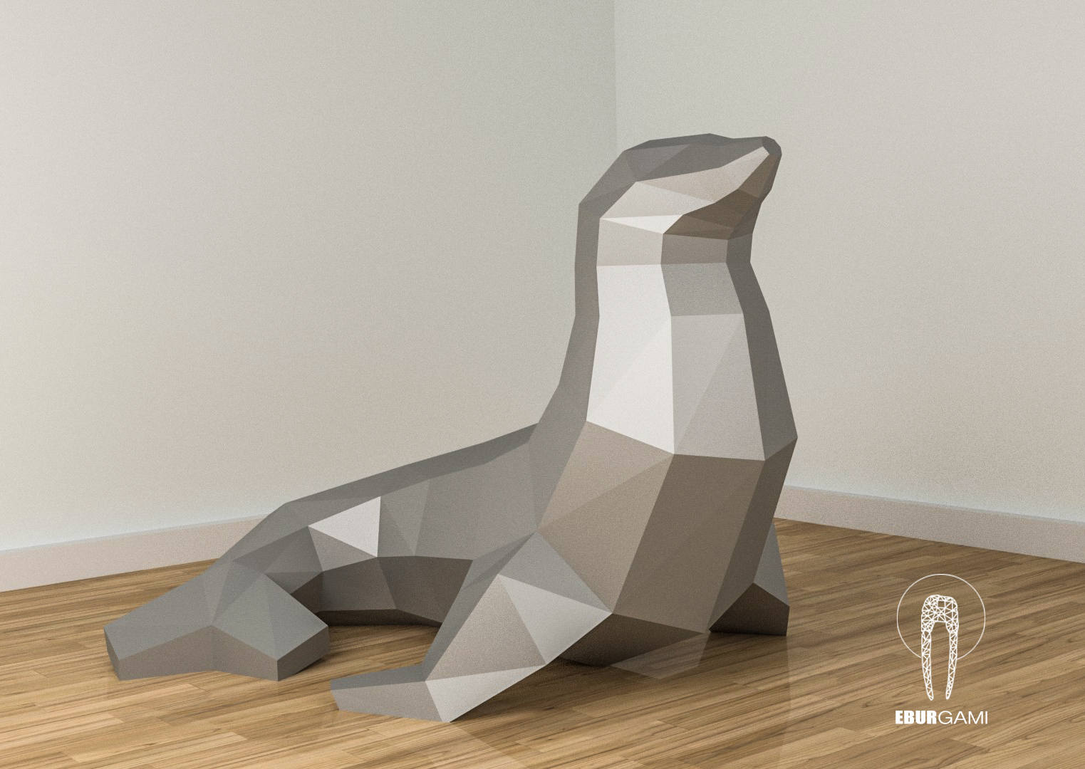 Low Poly Seal Model - Etsy UK