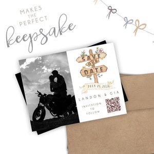 QR Save the Date Custom Photo Magnets –  Keepsakes for Your Wedding, Strong magnets, Best Wedding 2025 |  Save the Dates |