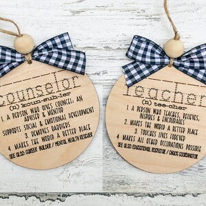 Teacher | Principal | Bus Driver Ornament