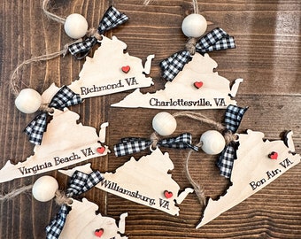 Virginia Ornament: VA State Souvenir