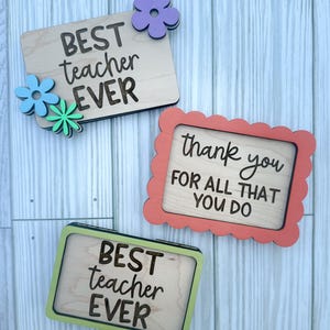 Teacher Appreciation Gift Card Holder