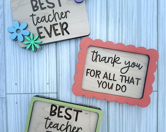 Teacher Appreciation Gift Card Holder