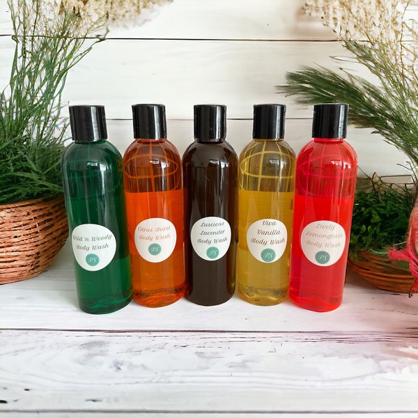 Plant-based Shower Gel Body Wash SLS, Paraben, SLES free with Essential Oils - Cruelty Free