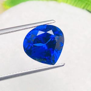 Charming 7.10 Carat Heart Shaped Natural Tanzanite Gemstone 12 MM , Tanzanite, Tanzanite cut Stone, Tanzanite Gemstone, Natural Tanzanite