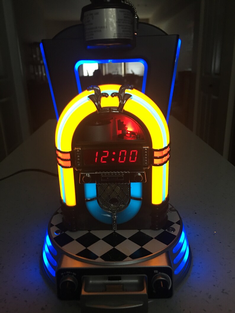 Retro Jukebox Alarm Clock Lamp Radio iPod Dock Station With Etsy