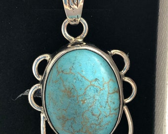 Vintage Lapis Lazuli 925 sterling silver necklace 925 silver mini belcher chain....blue gemstone
